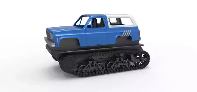 Vintage Monster tank Version 2 Scale 1 to 25