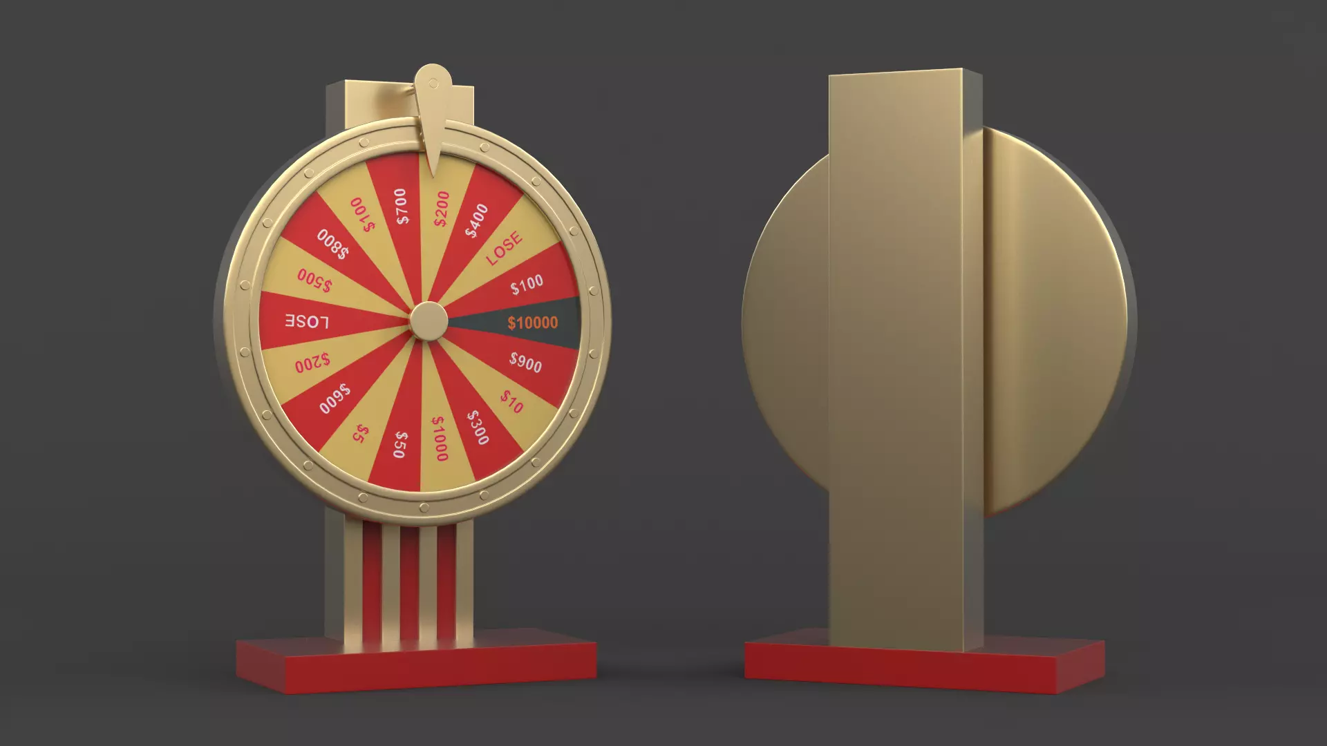 Wheel of Fortune 3D model