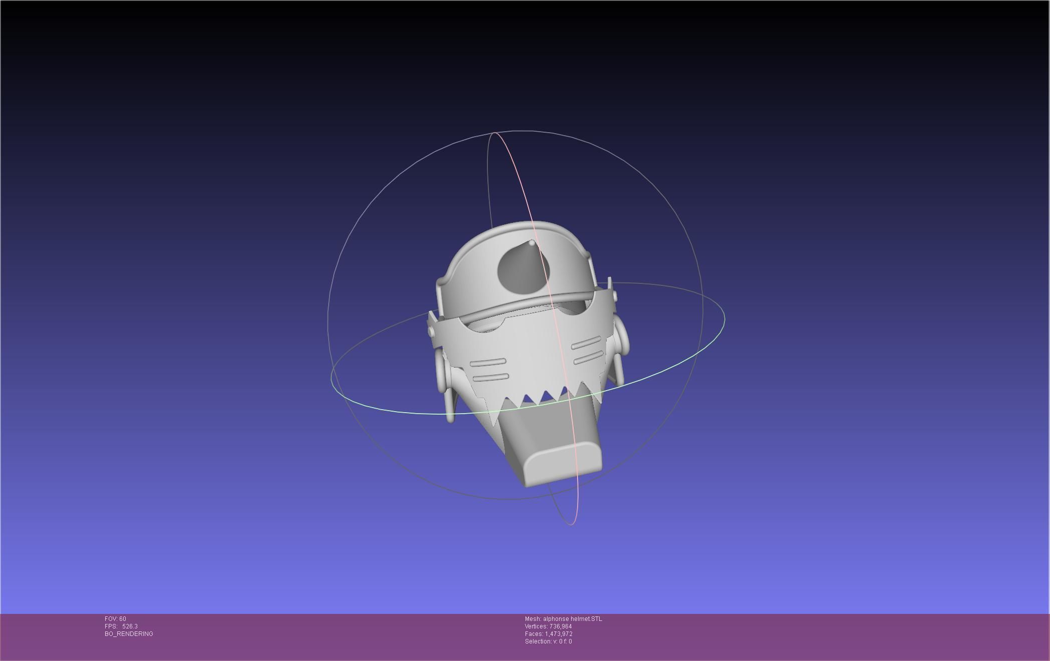 Fullmetal Alchemist Alphonse Elric Helmet 3D print model_2