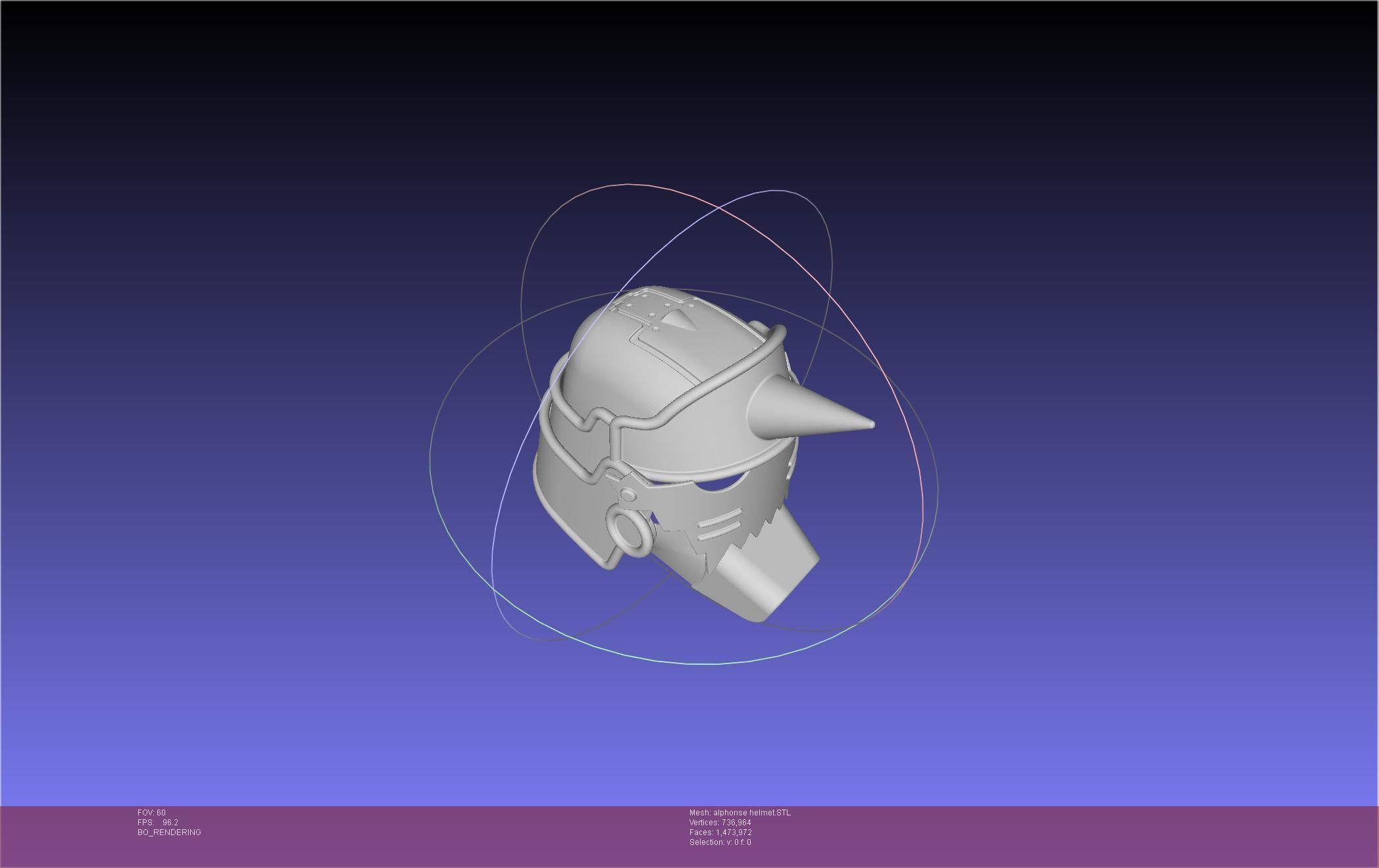Fullmetal Alchemist Alphonse Elric Helmet 3D print model_9