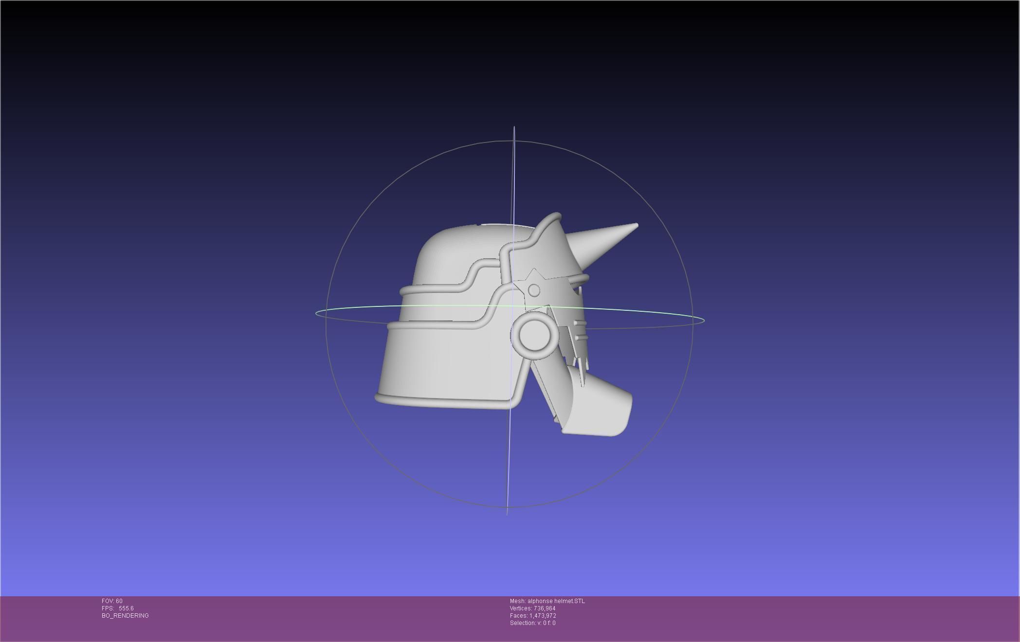 Fullmetal Alchemist Alphonse Elric Helmet 3D print model_4