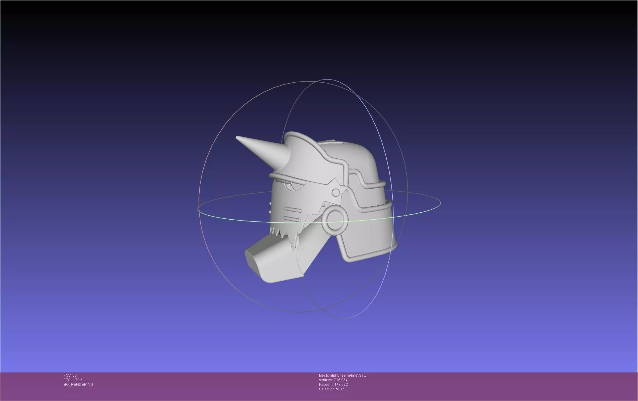 Fullmetal Alchemist Alphonse Elric Helmet 3D print model_0