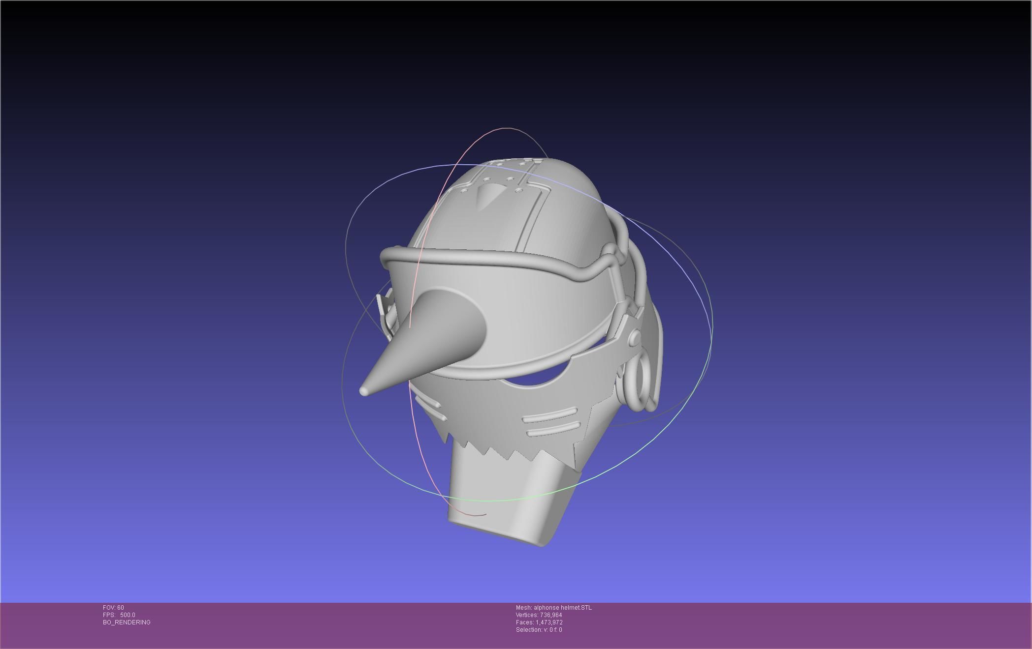Fullmetal Alchemist Alphonse Elric Helmet 3D print model_25