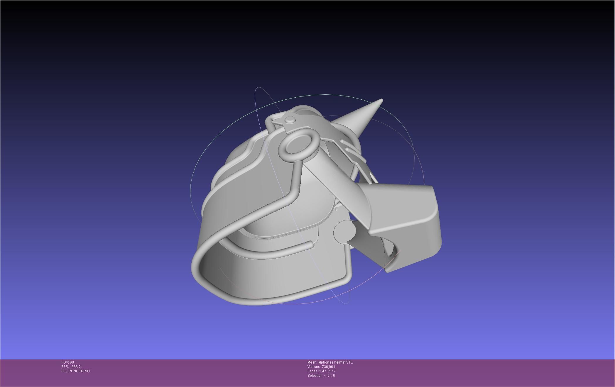 Fullmetal Alchemist Alphonse Elric Helmet 3D print model_26