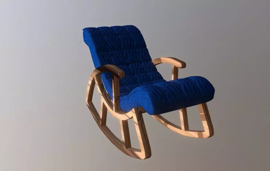 Rocking Chair Free 3D model
