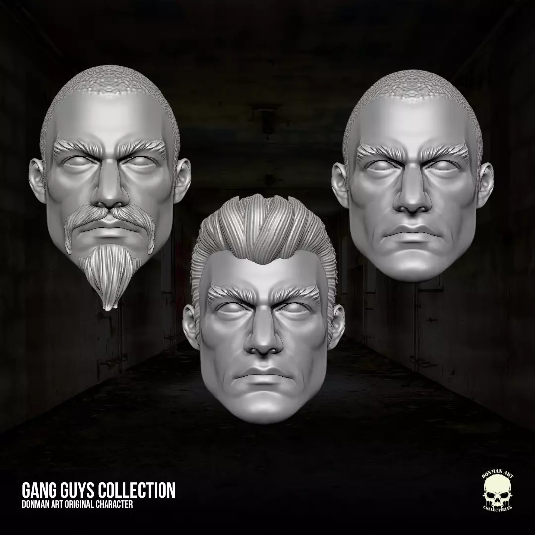 Gang Guys Collection 3D printable files for Action Figures 3D print model
