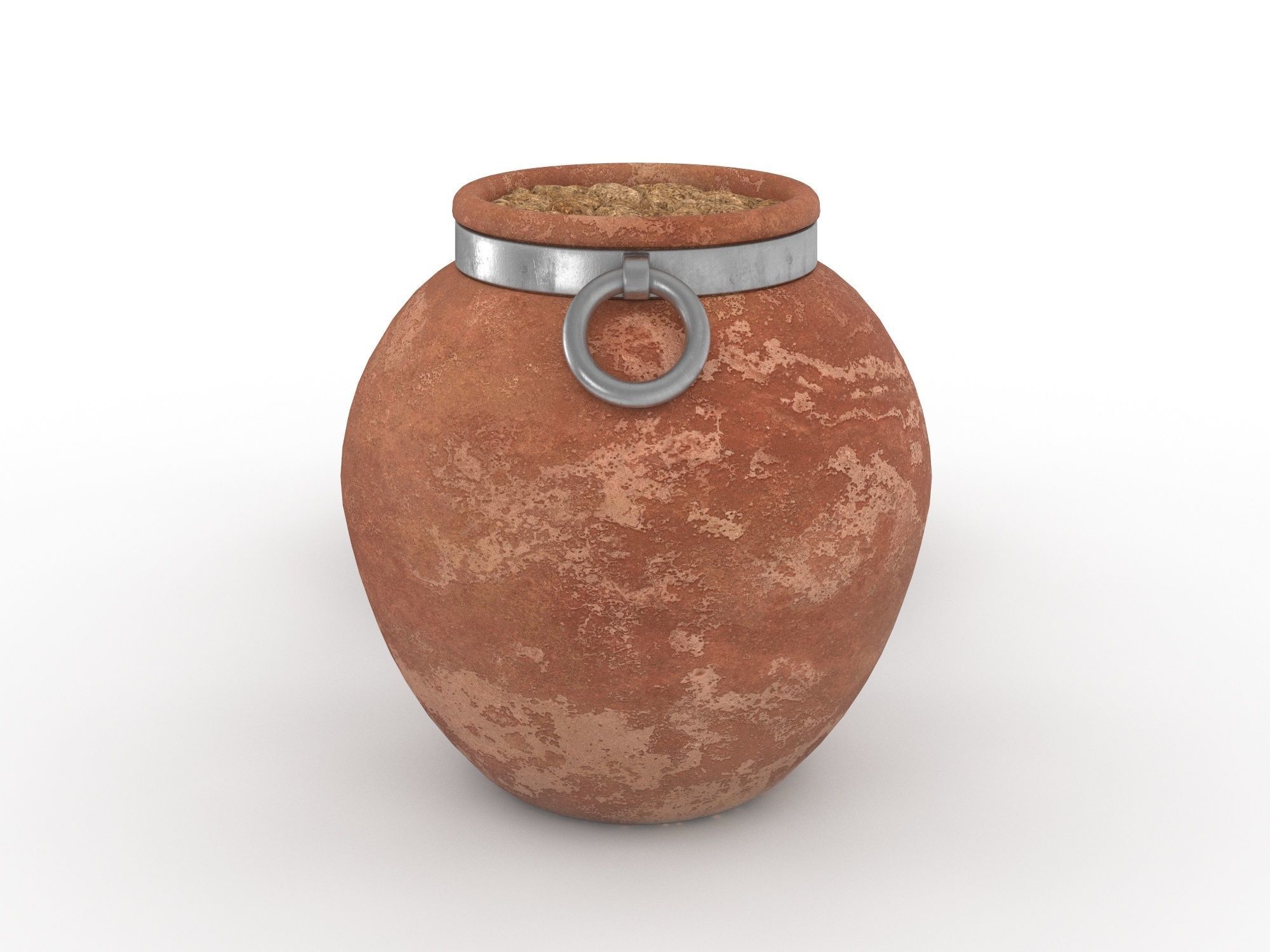 Cachepot Low-poly 3D model_5