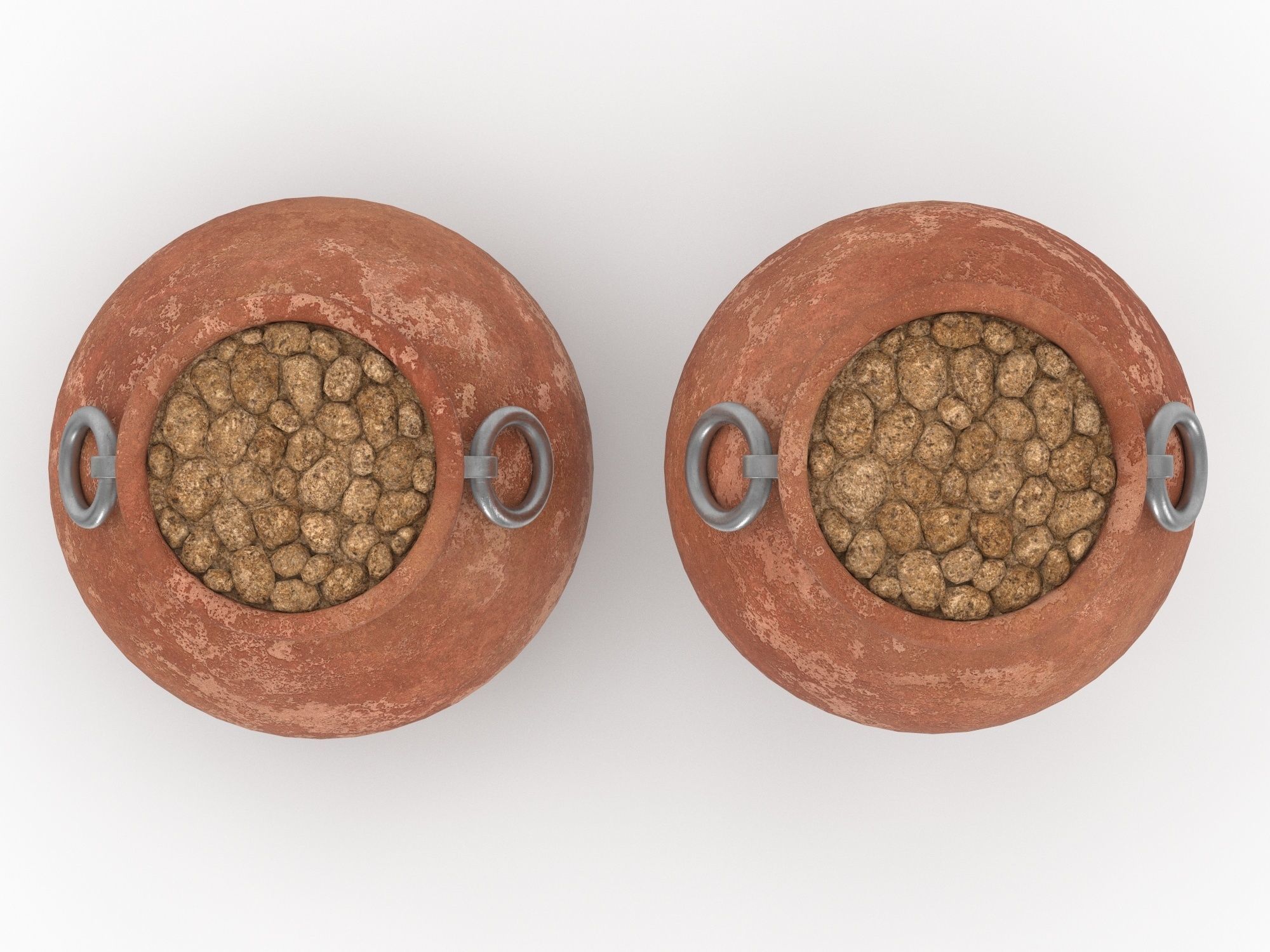 Cachepot Low-poly 3D model_10