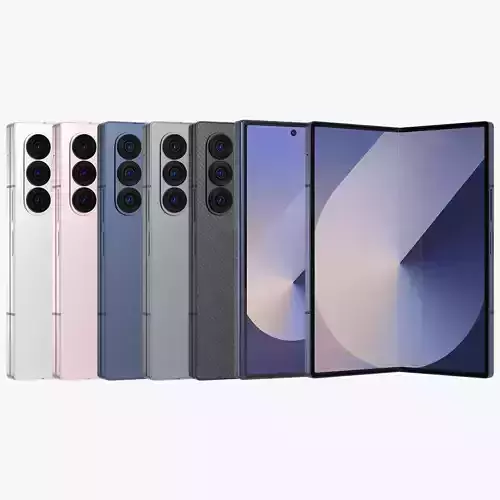 Samsung Galaxy Z Fold 6 3D model