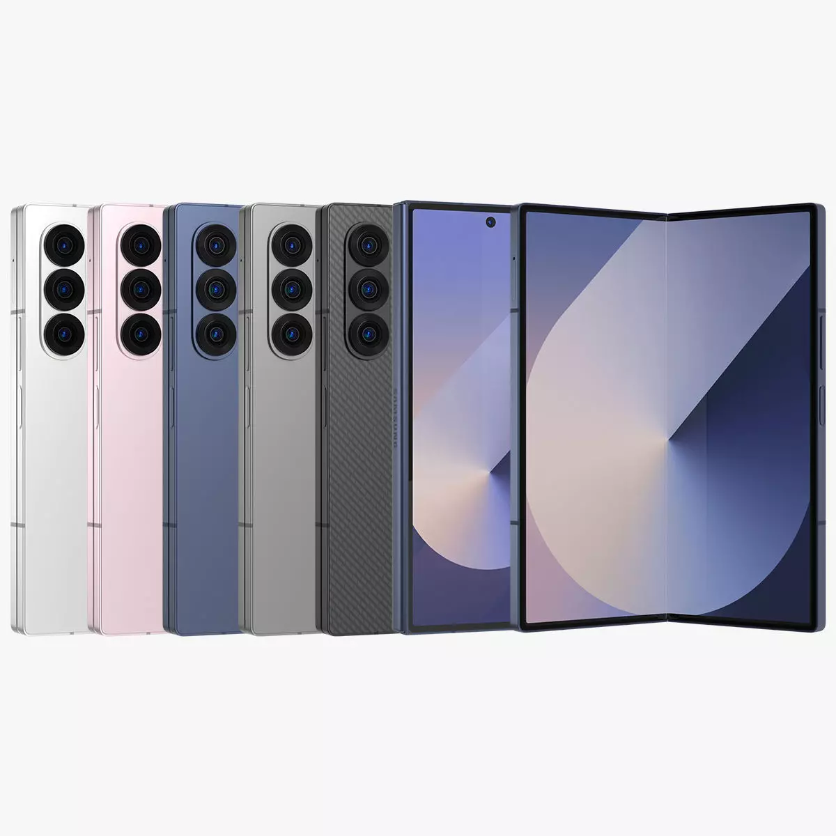 Samsung Galaxy Z Fold 6 3D model