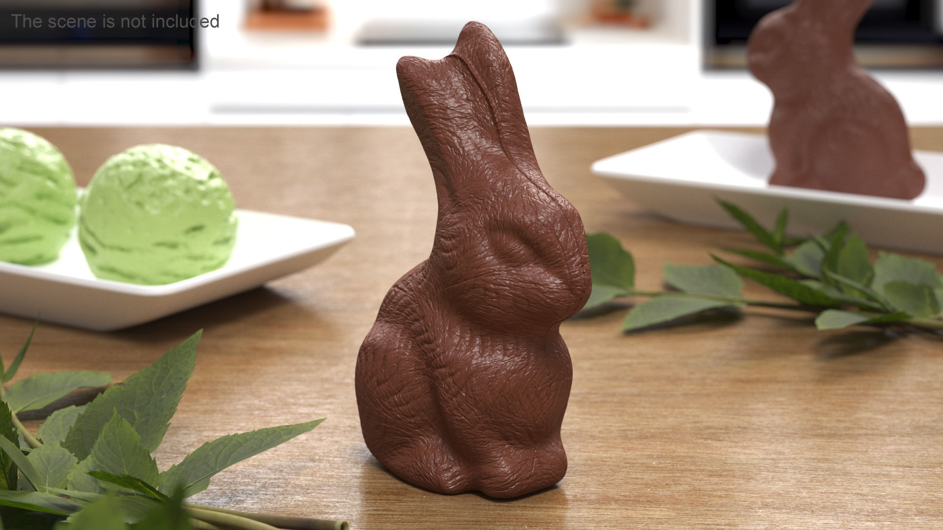 Chocolate Easter Bunny for 3D Print 3D print model
