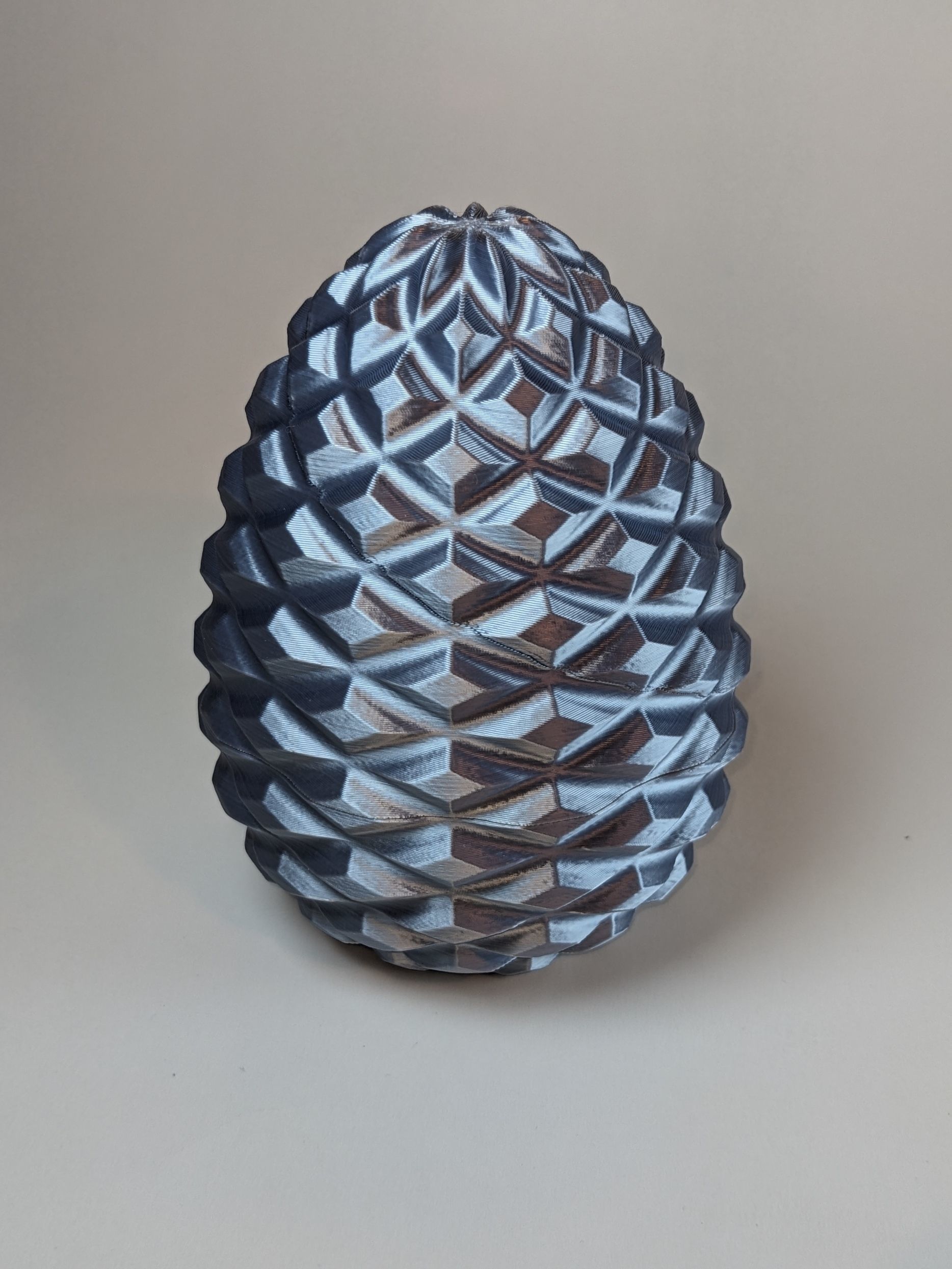 Pinecone Egg 3D print model_1