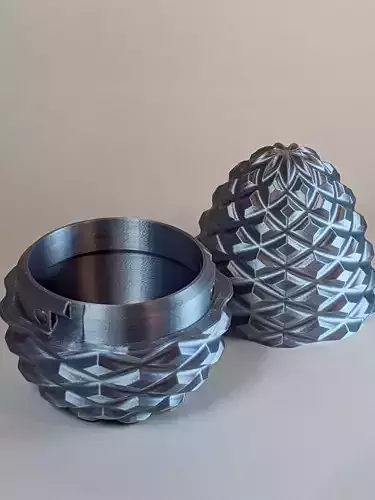 Pinecone Egg 3D print model
