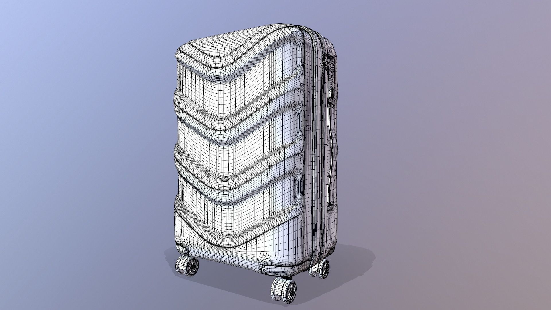 American Tourister Trolley 3D model_17