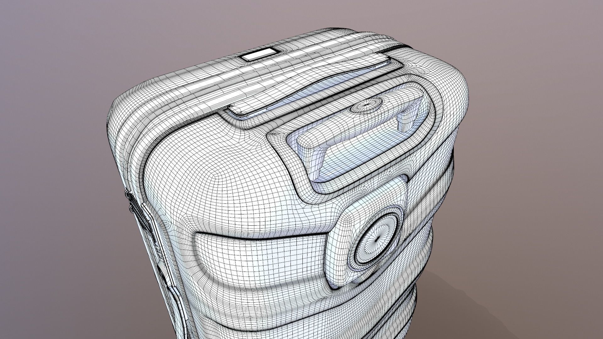 American Tourister Trolley 3D model_20