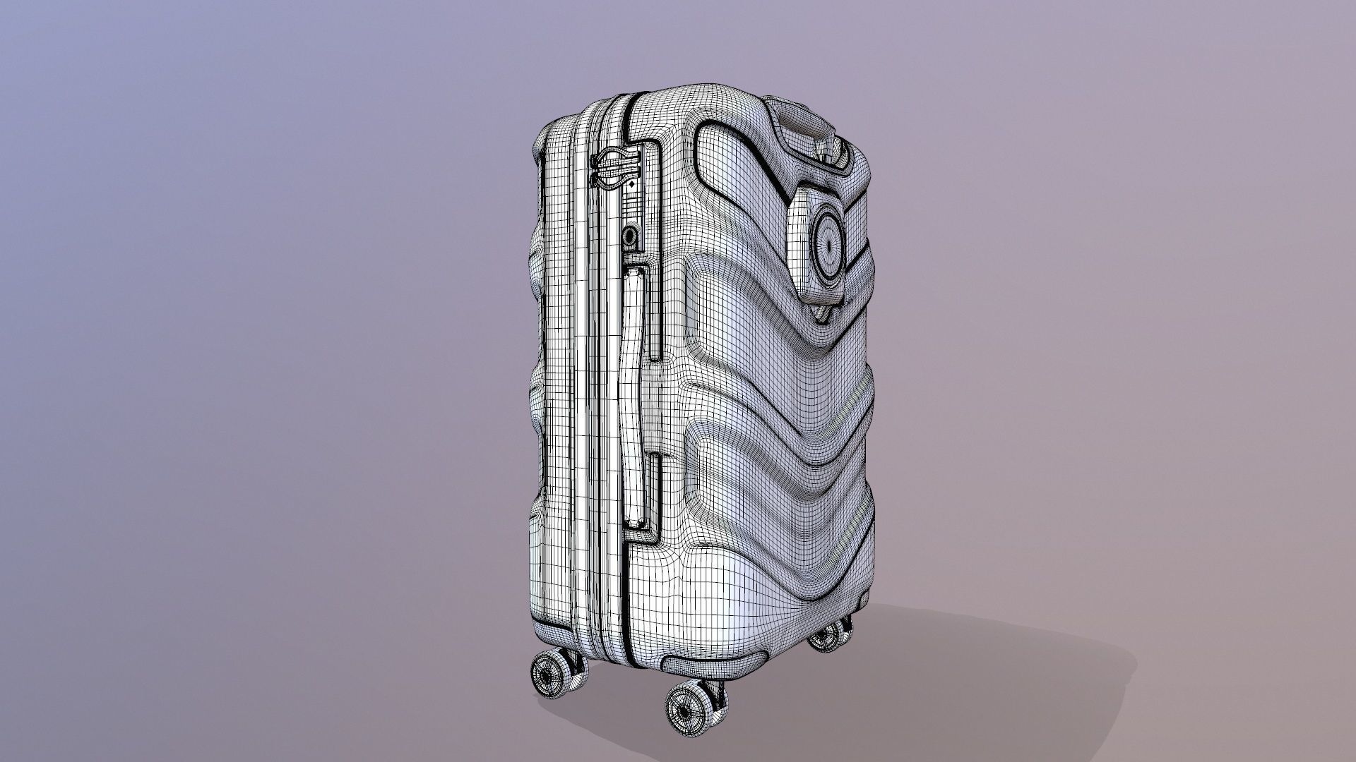 American Tourister Trolley 3D model_16