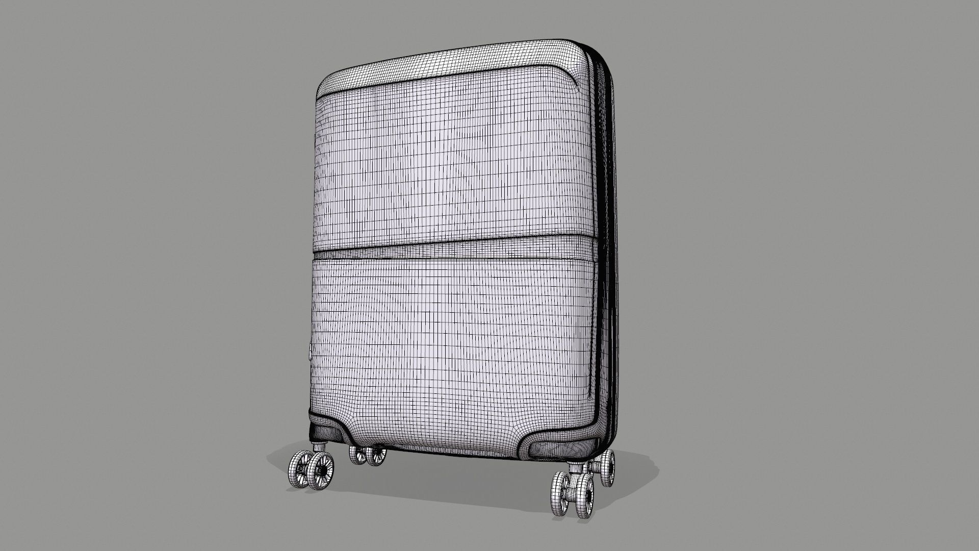 American Tourister Trolley 3D model_15