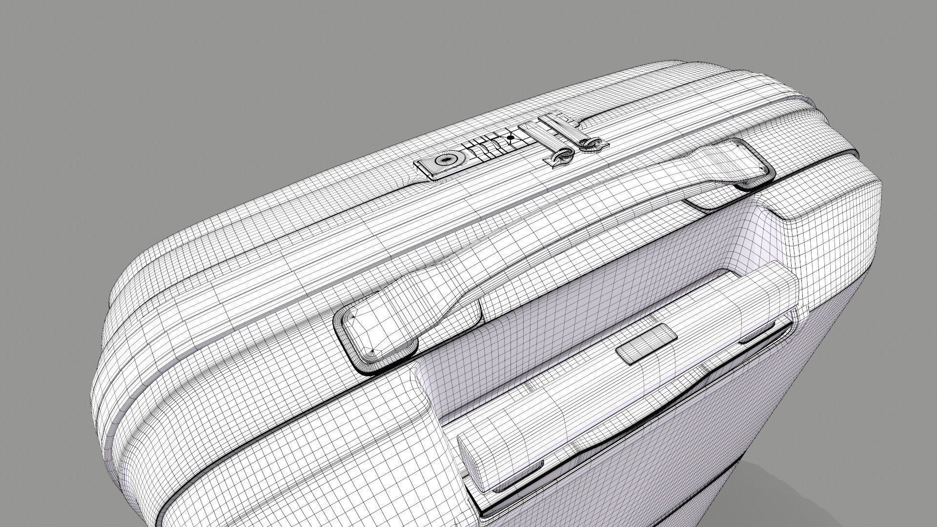 American Tourister Trolley 3D model_18