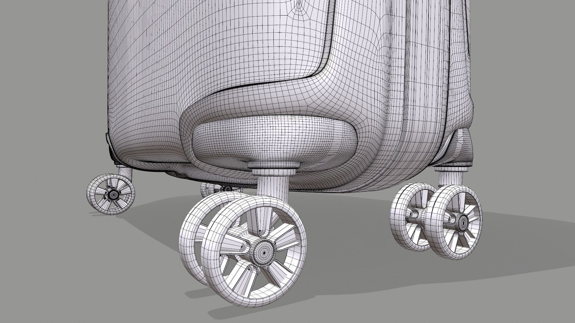 American Tourister Trolley 3D model_17