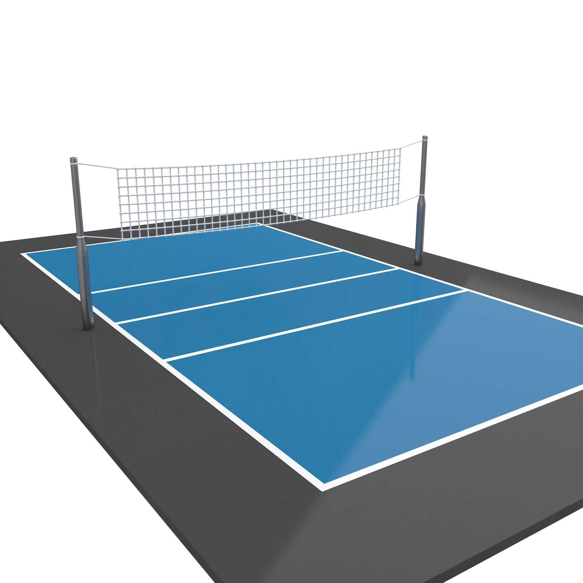 Volleyball Court Collection 3D model_10
