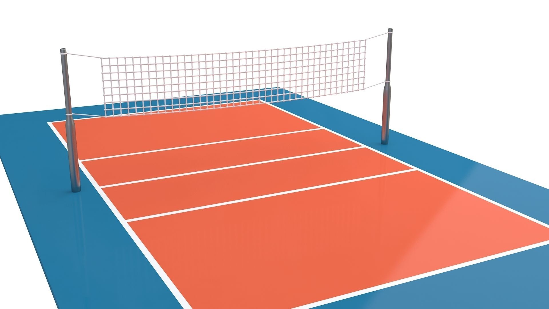 Volleyball Court Collection 3D model_29