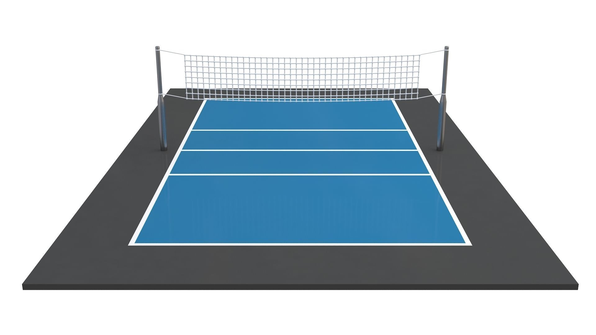 Volleyball Court Collection 3D model_16