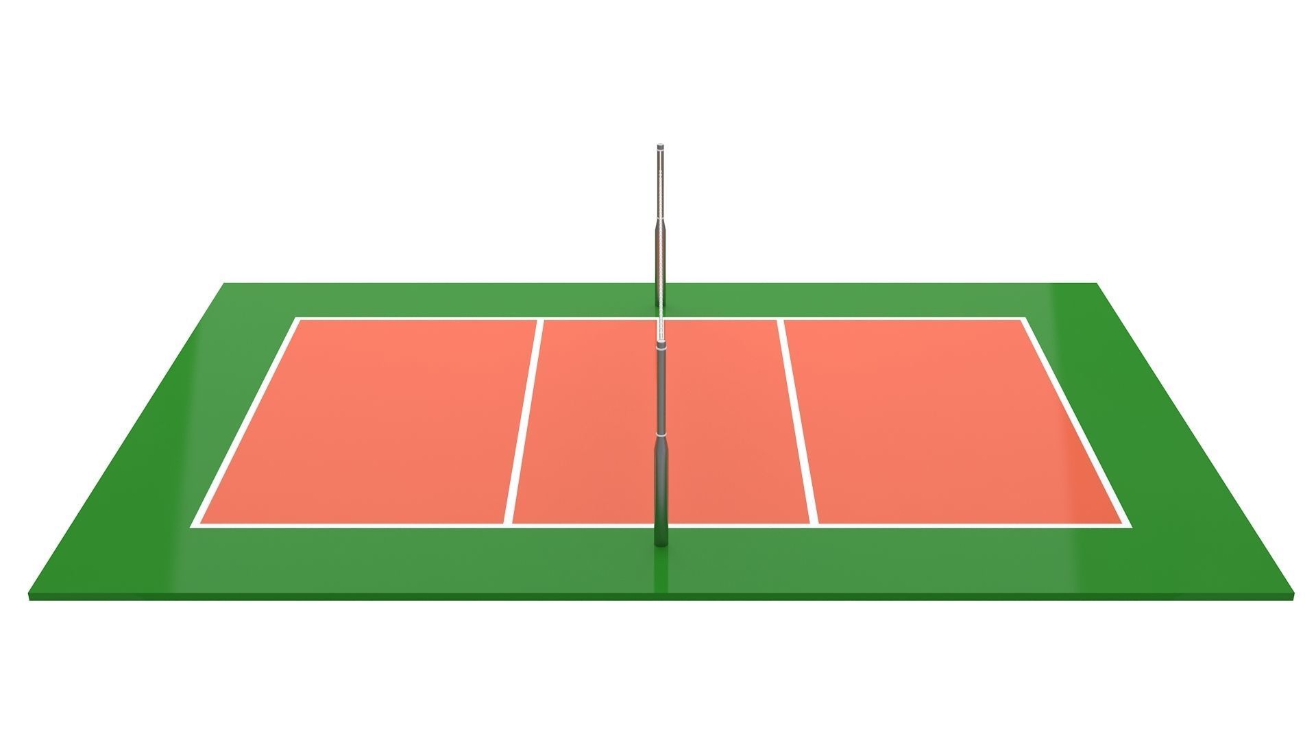 Volleyball Court Collection 3D model_23