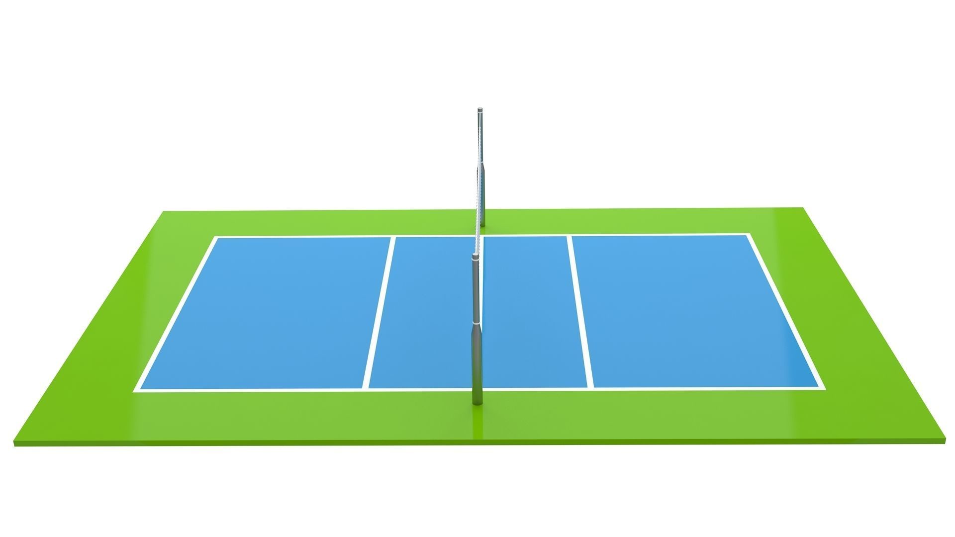 Volleyball Court Collection 3D model_5