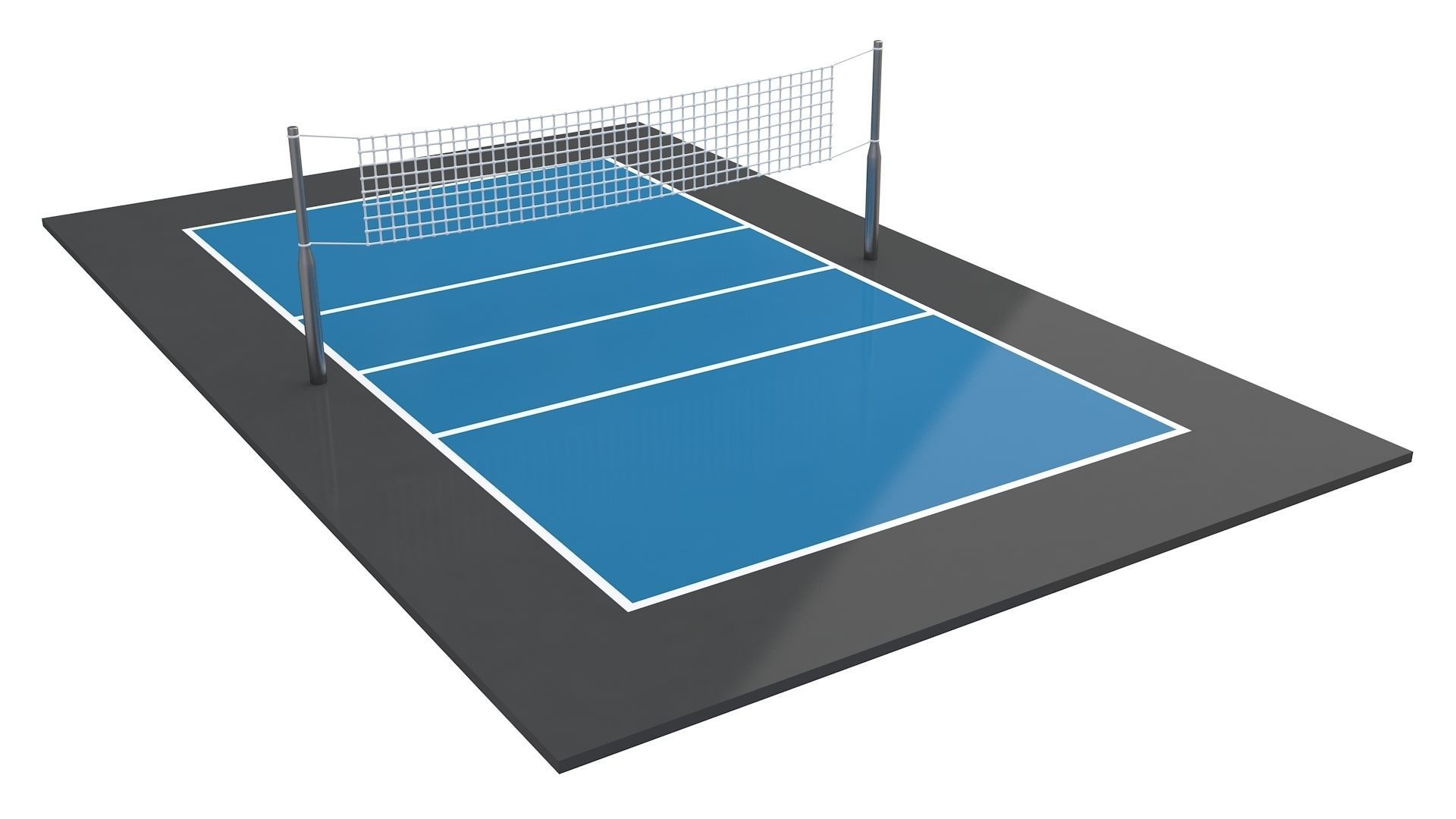 Volleyball Court Collection 3D model_15