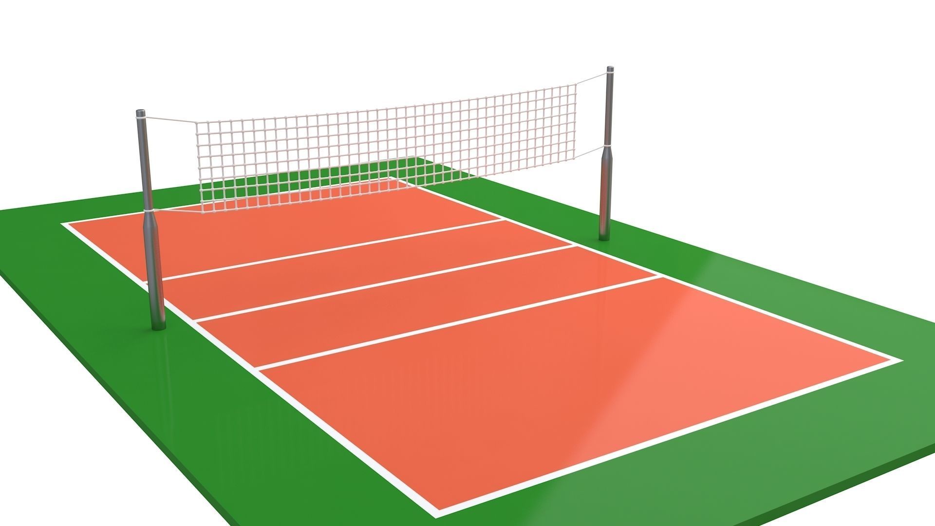 Volleyball Court Collection 3D model_20