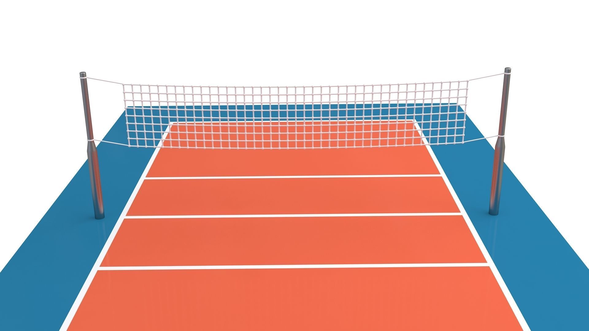 Volleyball Court Collection 3D model_36