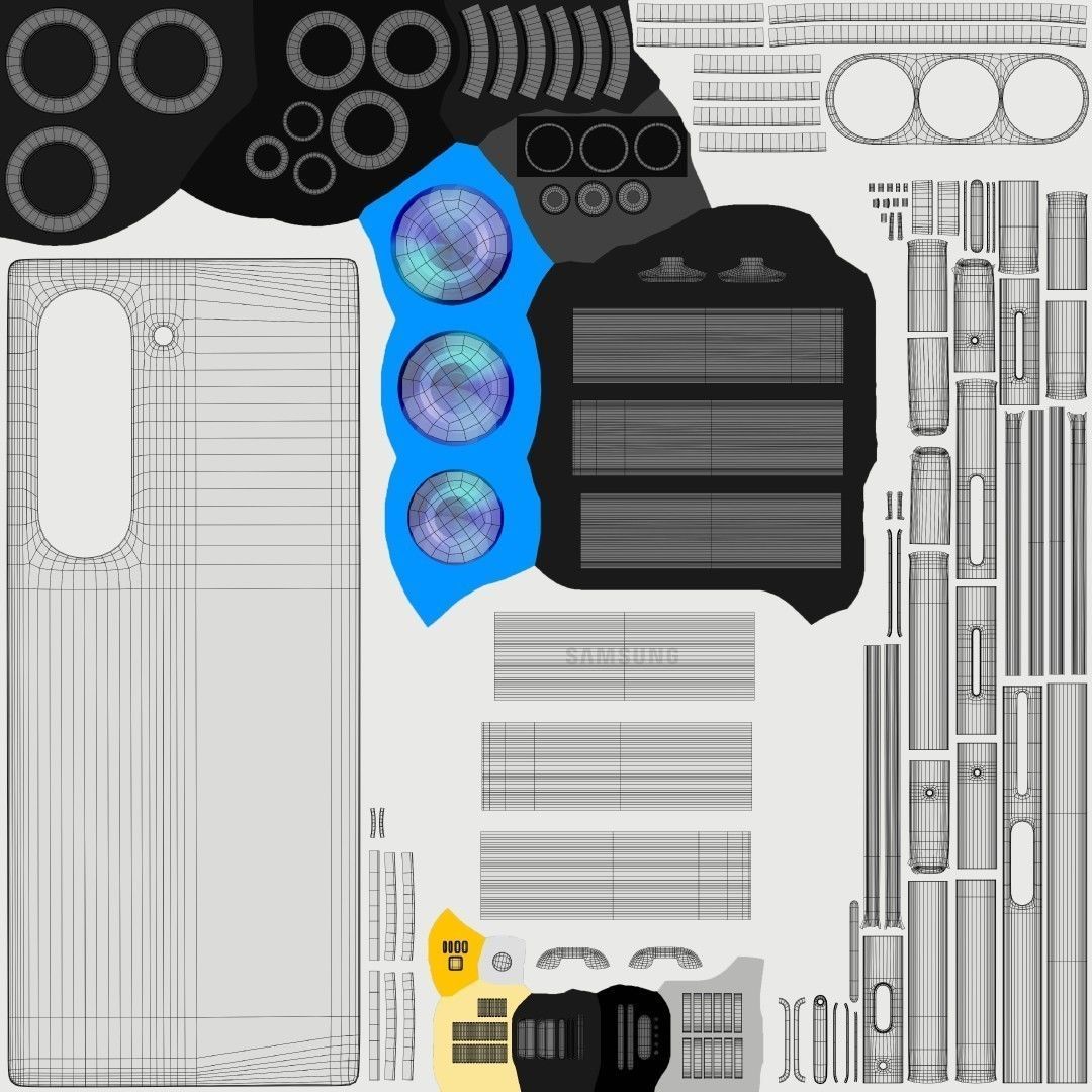 Samsung Galaxy Z Flip 6 And Fold 6 3D model_71