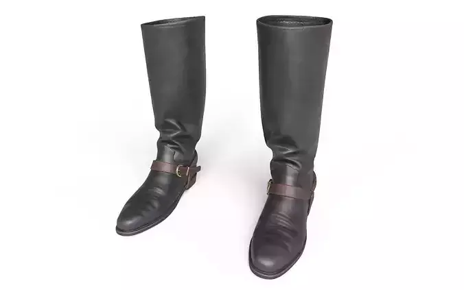 Cowboy Boots with Spurs