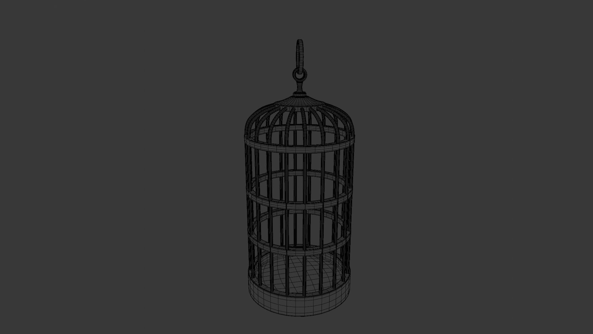 Bird Cage 3D Model Low-poly 3D model_8
