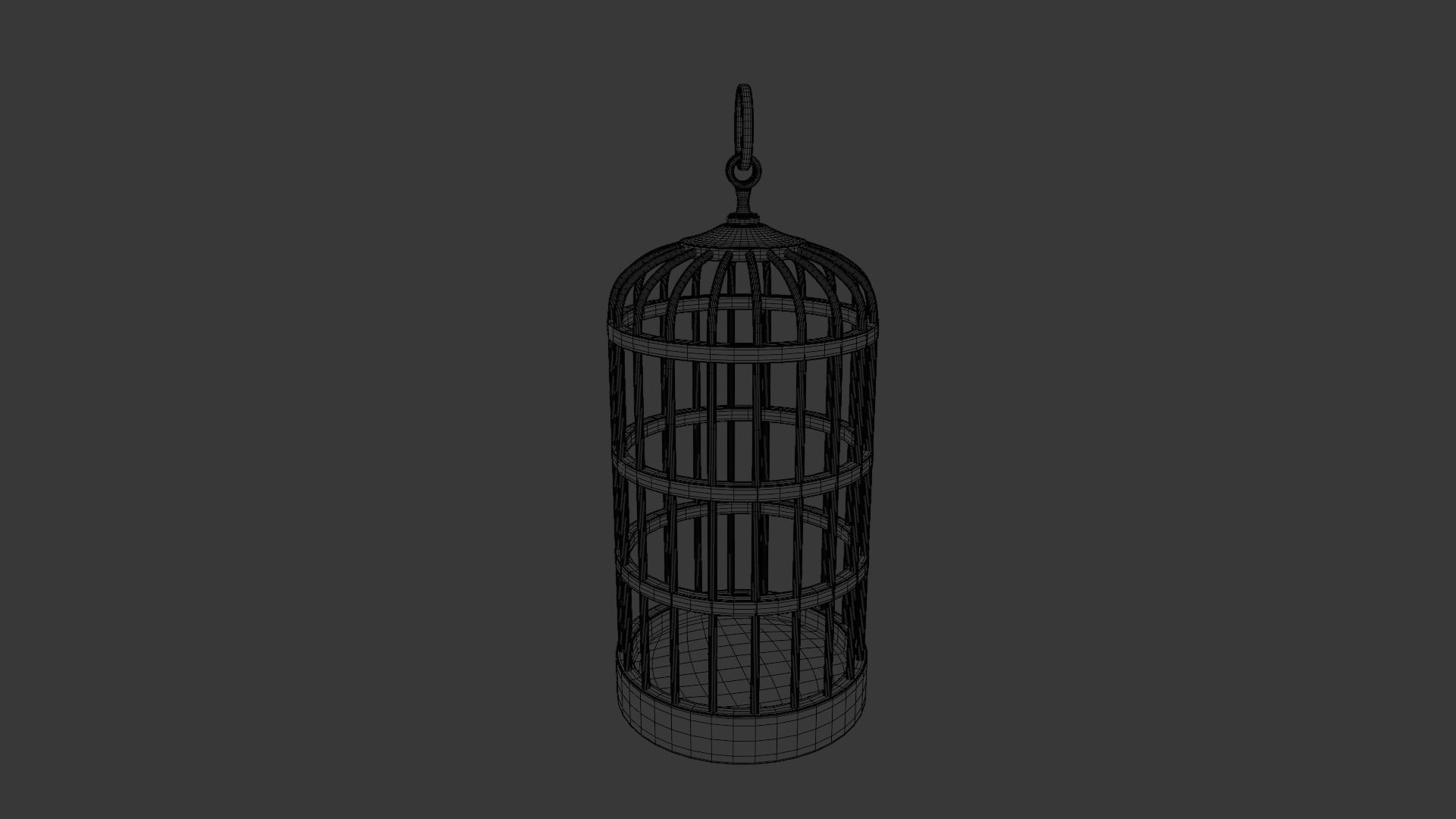 Bird Cage 3D Model Low-poly 3D model_9