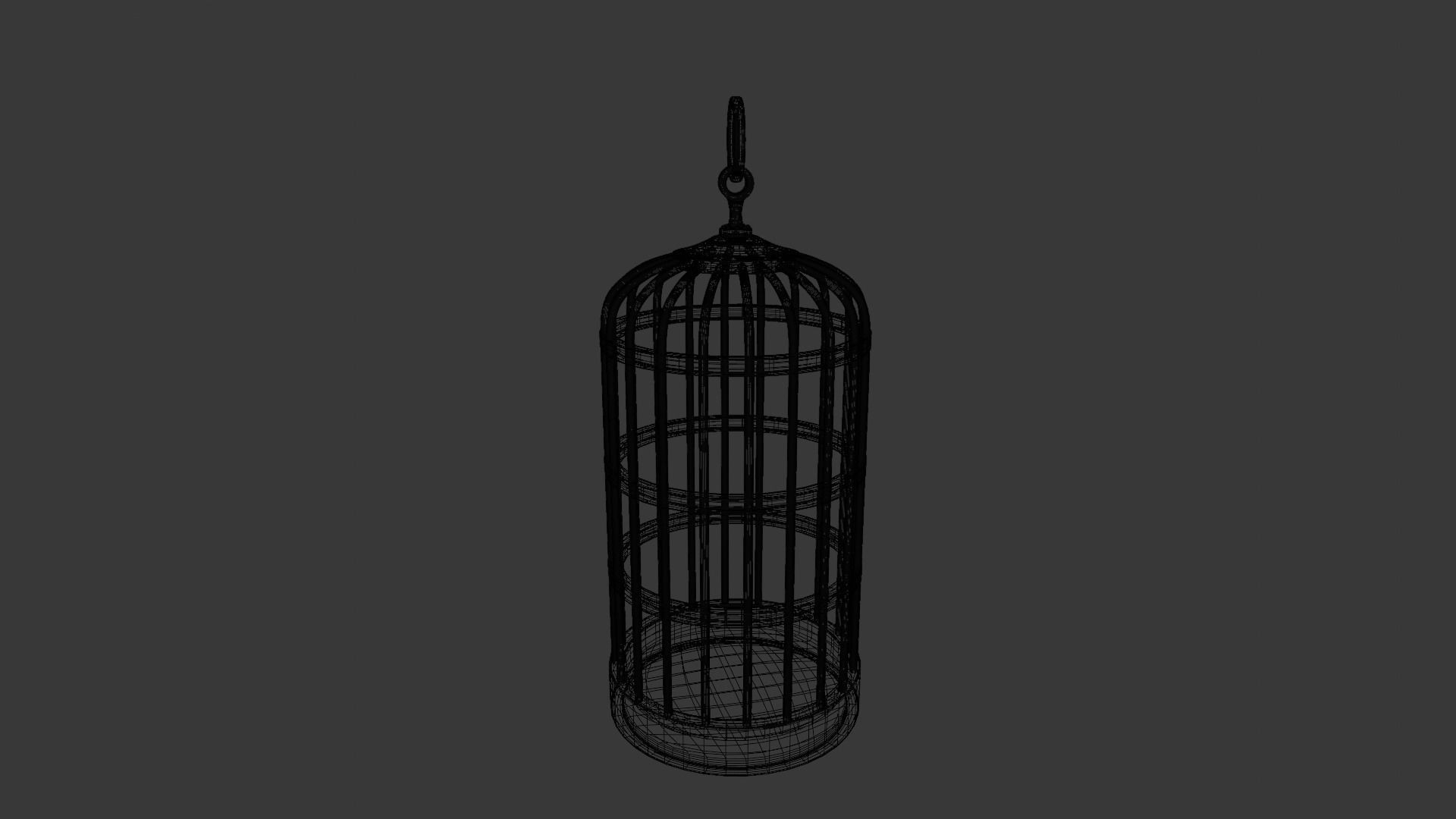 Bird Cage 3D Model Low-poly 3D model_7