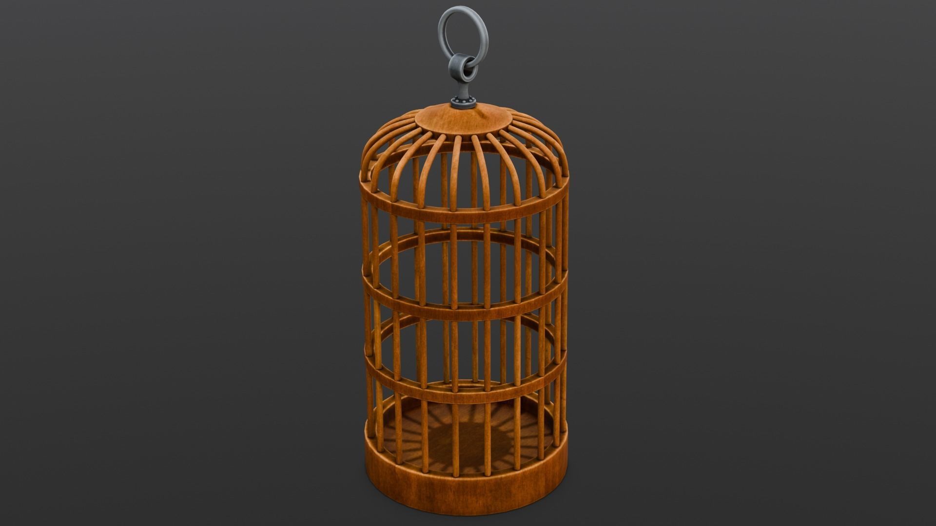 Bird Cage 3D Model Low-poly 3D model_13