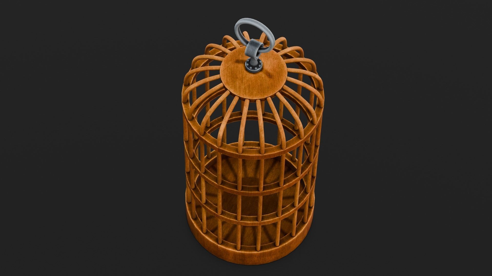 Bird Cage 3D Model Low-poly 3D model_19