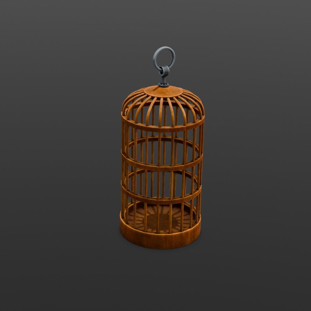 Bird Cage 3D Model Low-poly 3D model_4