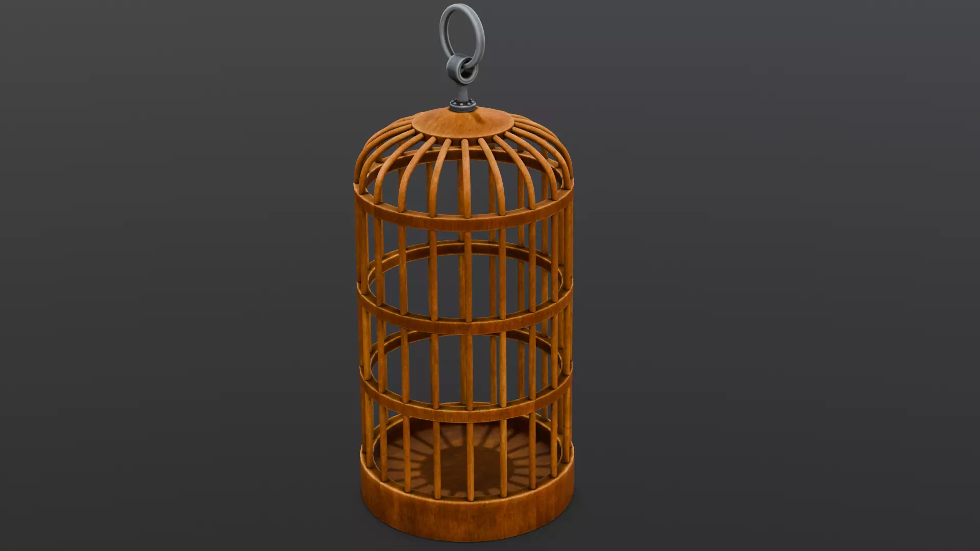 Bird Cage 3D Model Low-poly 3D model_0