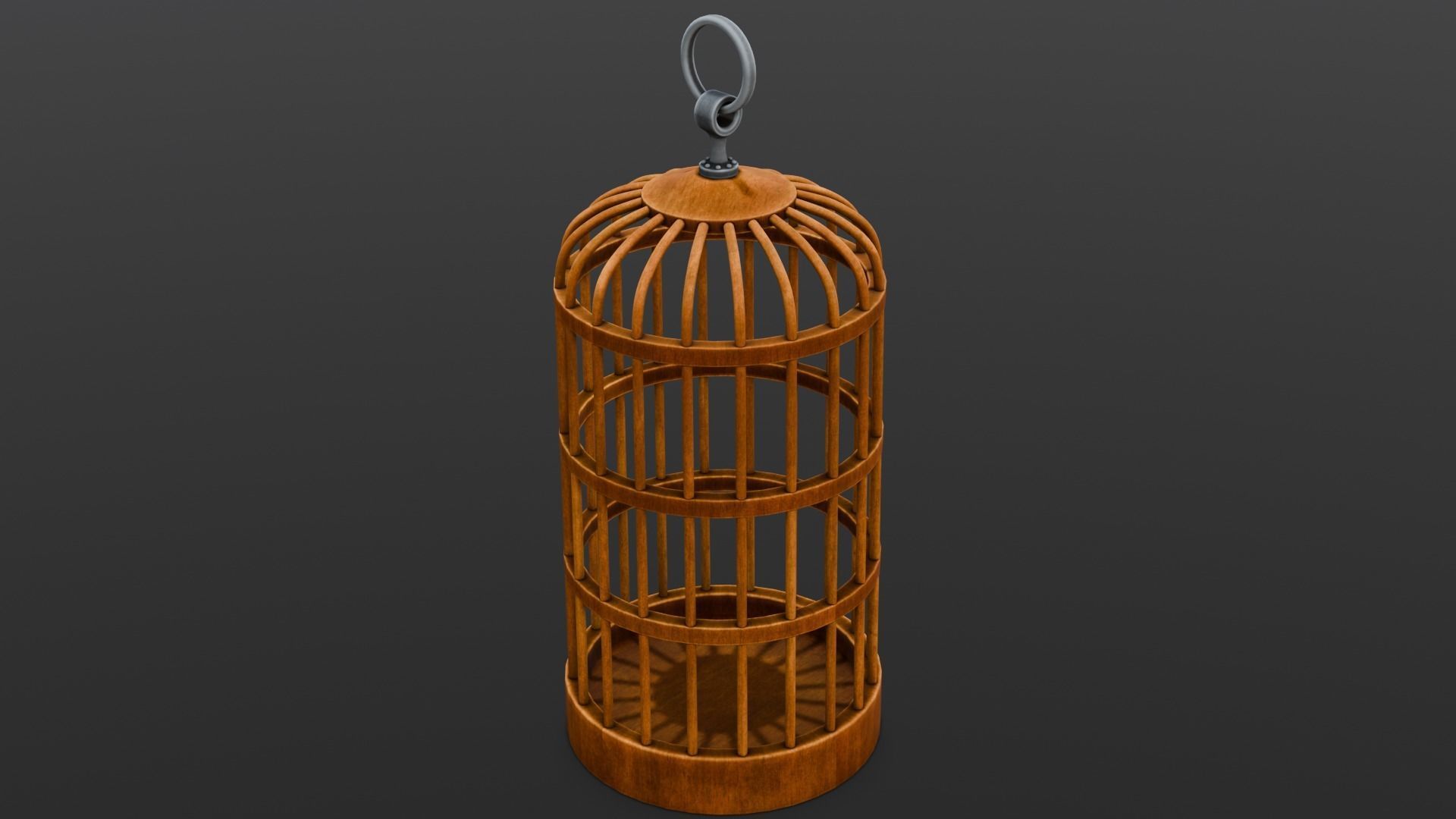 Bird Cage 3D Model Low-poly 3D model_17