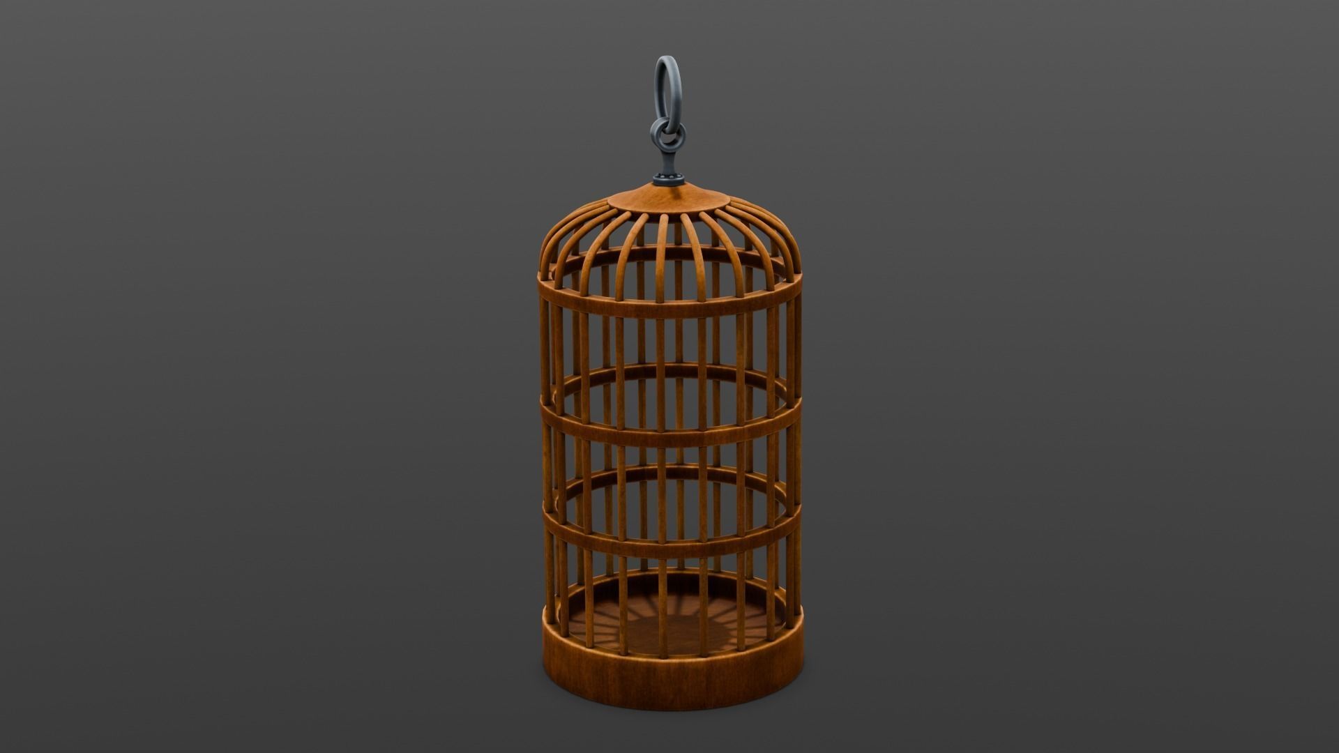 Bird Cage 3D Model Low-poly 3D model_11