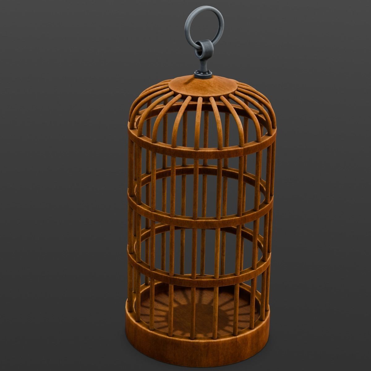 Bird Cage 3D Model Low-poly 3D model_5