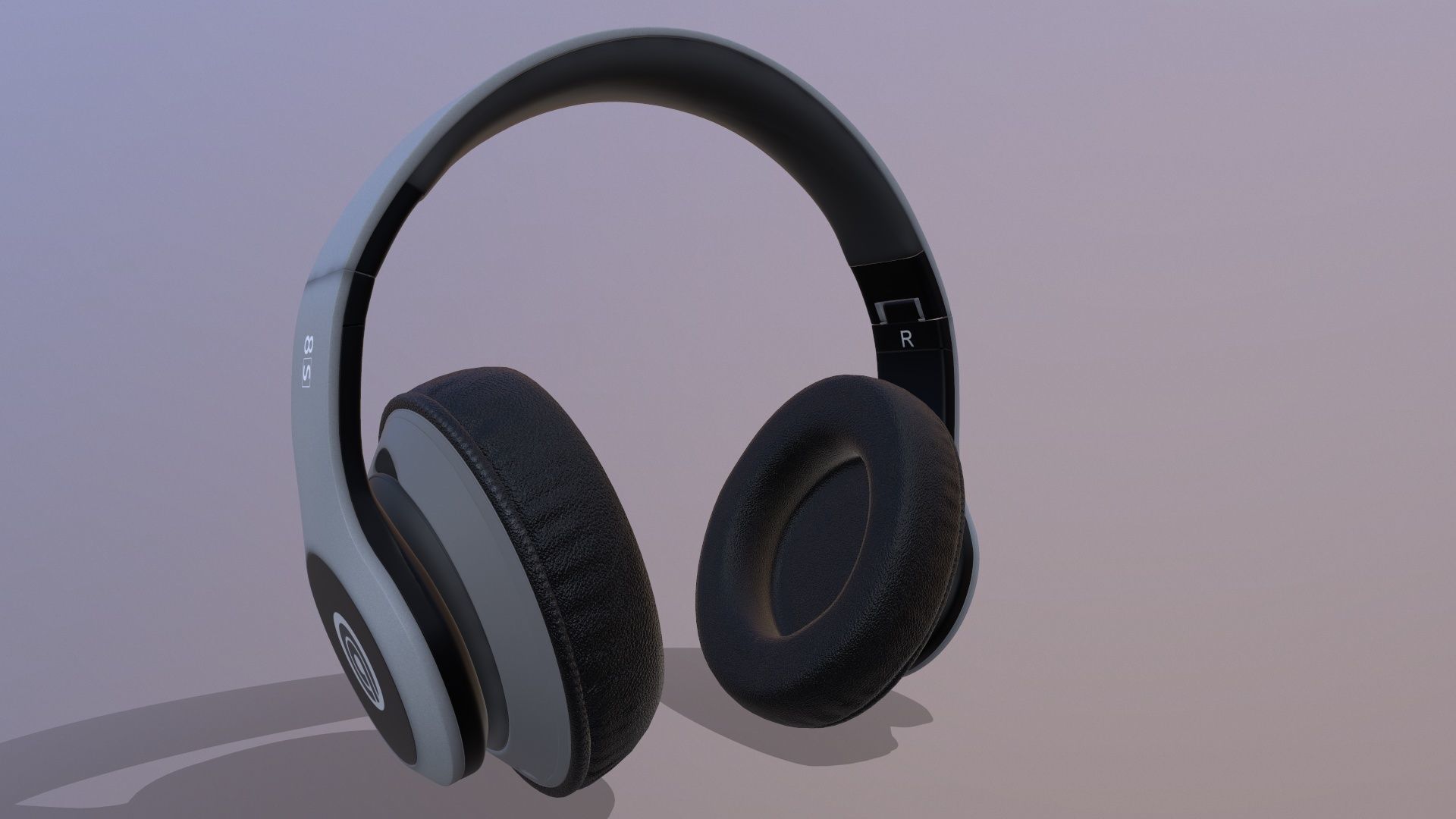 Wireless Headphones 3D model_4