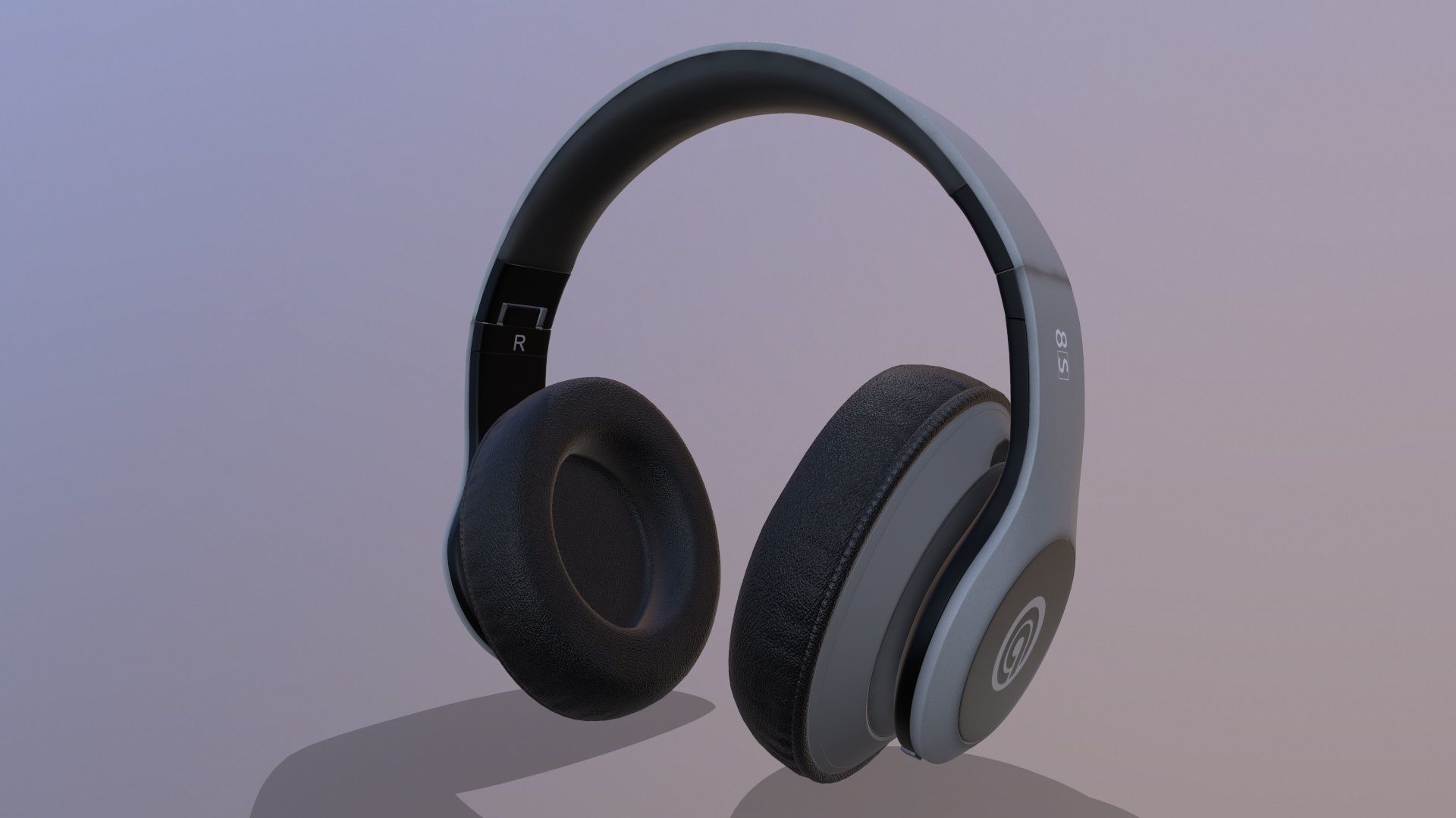 Wireless Headphones 3D model_7