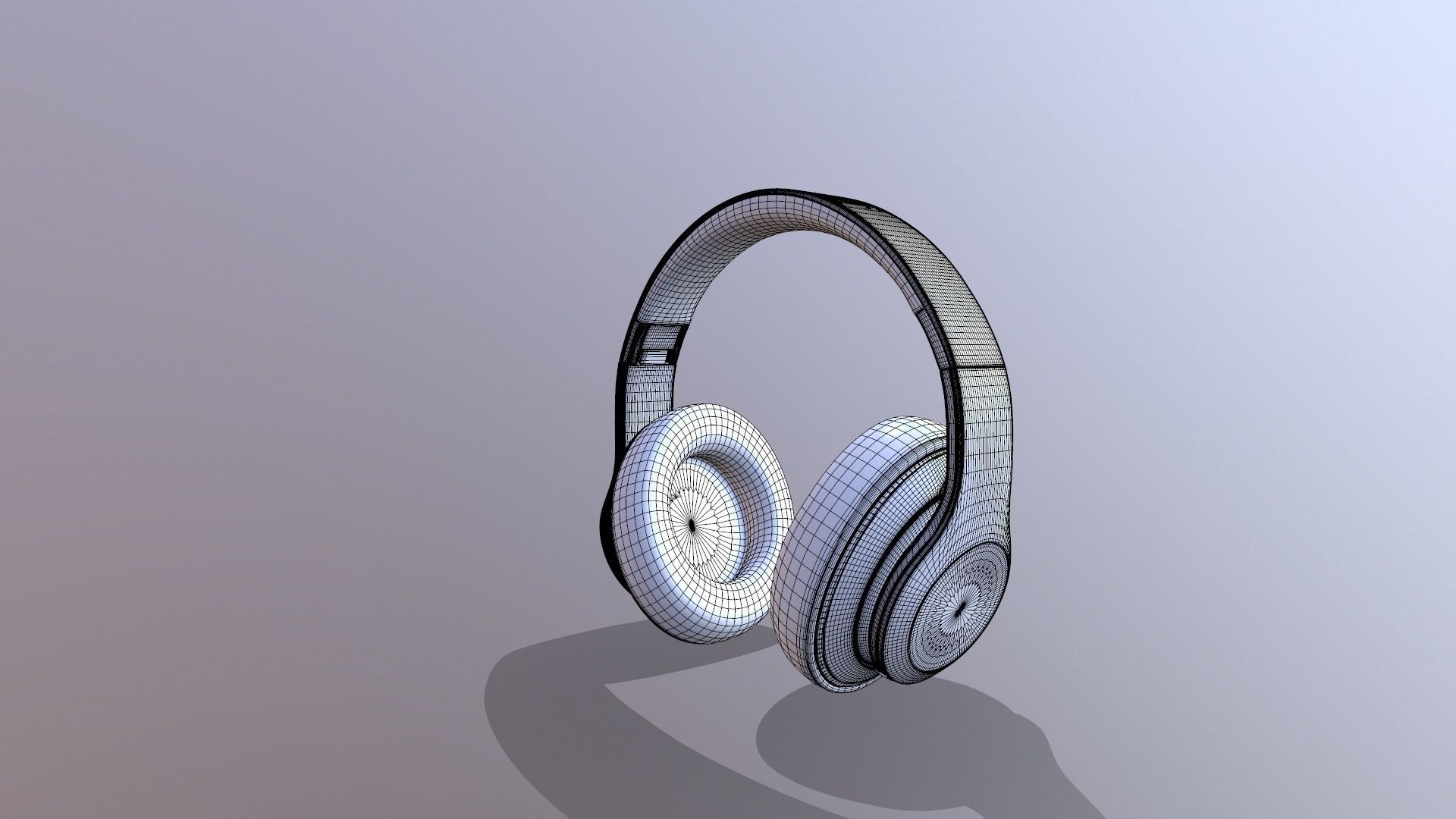Wireless Headphones 3D model_17