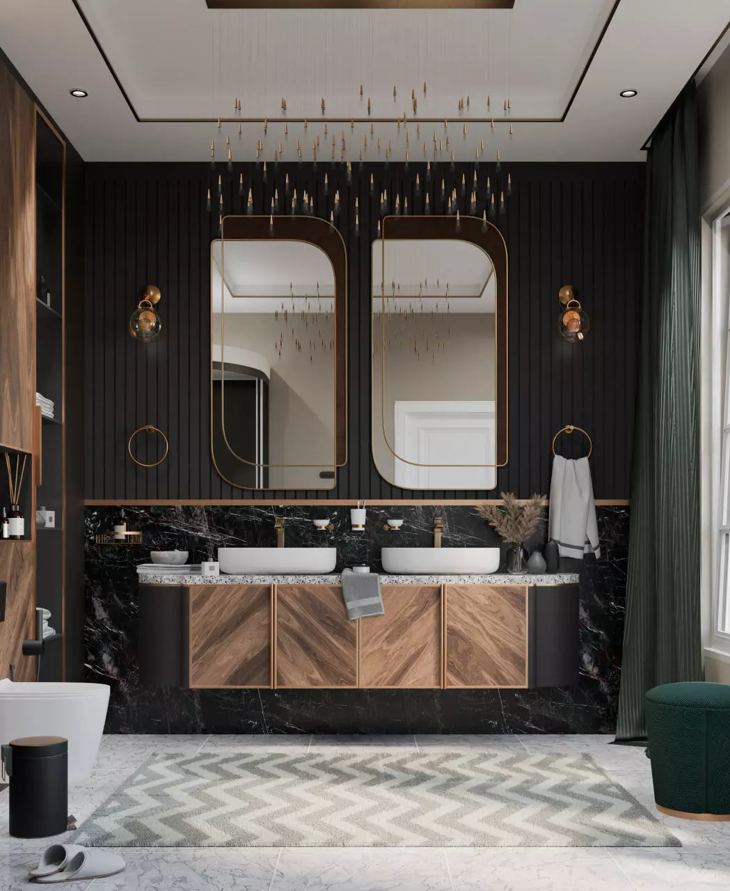 Bathroom Interior Scene Free 3D model