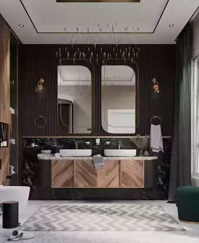 Bathroom Interior Scene