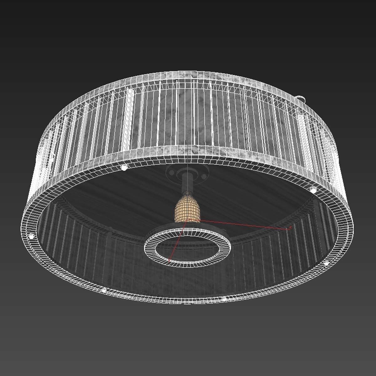 Mcewen lighting ceiling B Ring Surface Mount 3D model_7