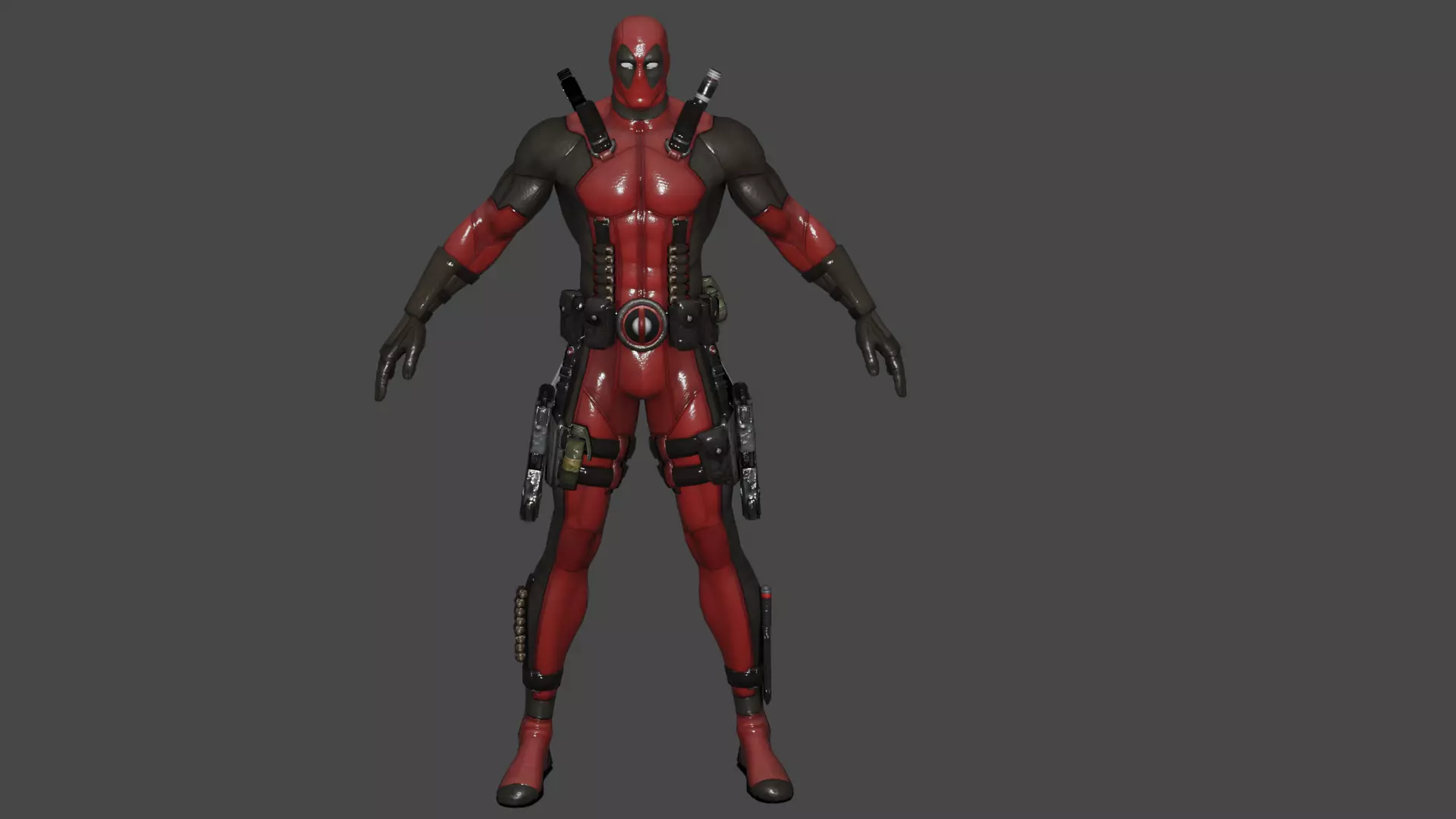 Deadpool 3D model_0